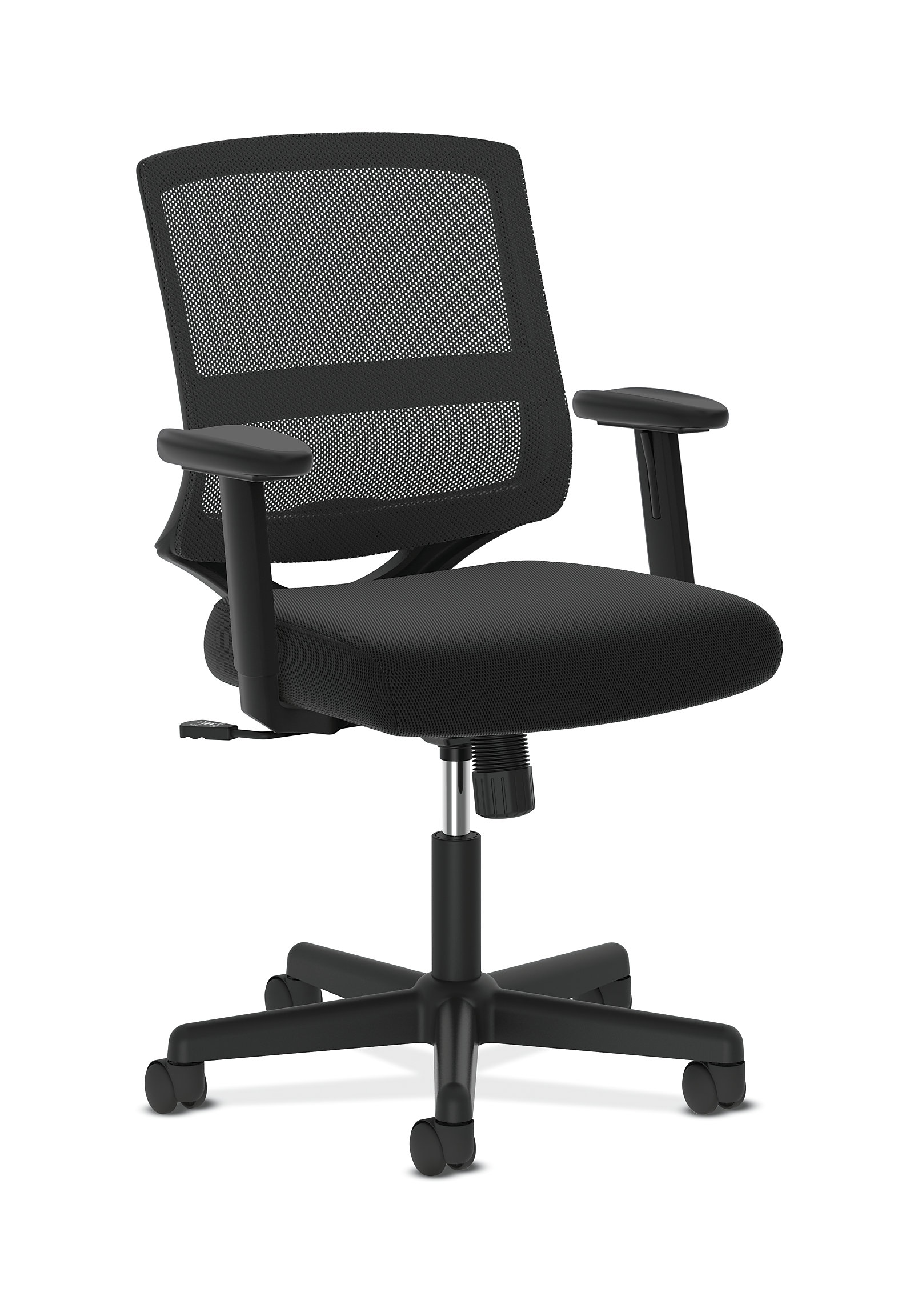 Mesh Back Task Chair | Adjustable Arms-HVL206ARMS-image